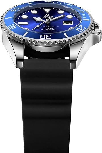 LN LENQIN Mens Watches Stainless Steel Waterproof Watch for Men