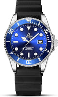 LN LENQIN Mens Watches Stainless Steel Waterproof Watch for Men