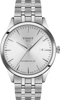 Tissot Classic Dream 40mm, Swiss Automatic Watch for Men, Stainless Steel Case, Silver Dial